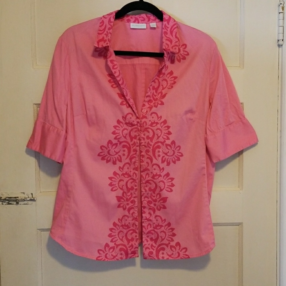 New York and Company Button Down Blouse